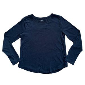 Madewell Plain Black Long-sleeved Tee
